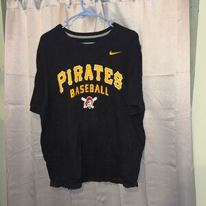 Nike Kids Black Pirates Baseball Tee